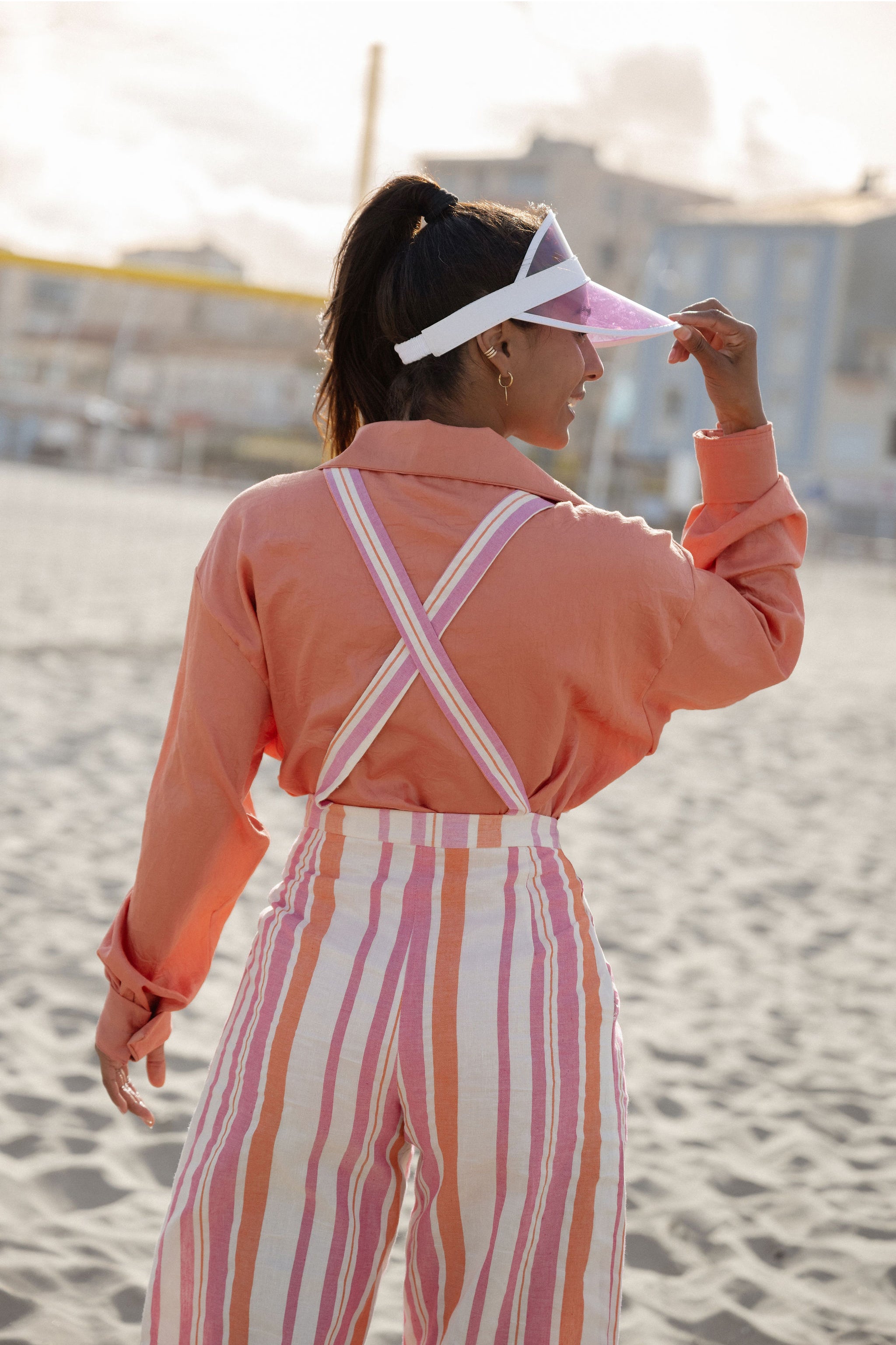 La chemise unisexe Oranger/ Rose